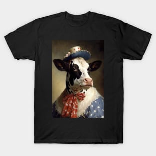 Mistress of Moo Manor - Classic Cow Portrait T-Shirt